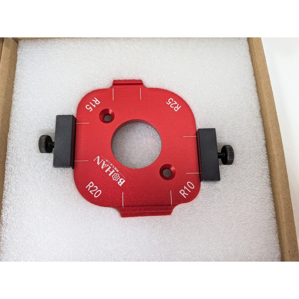 2‎ Bohan Aluminum Radius Corner Jig Woodworking Router Template R10 R15 R20 R25 - Picture 4 of 7